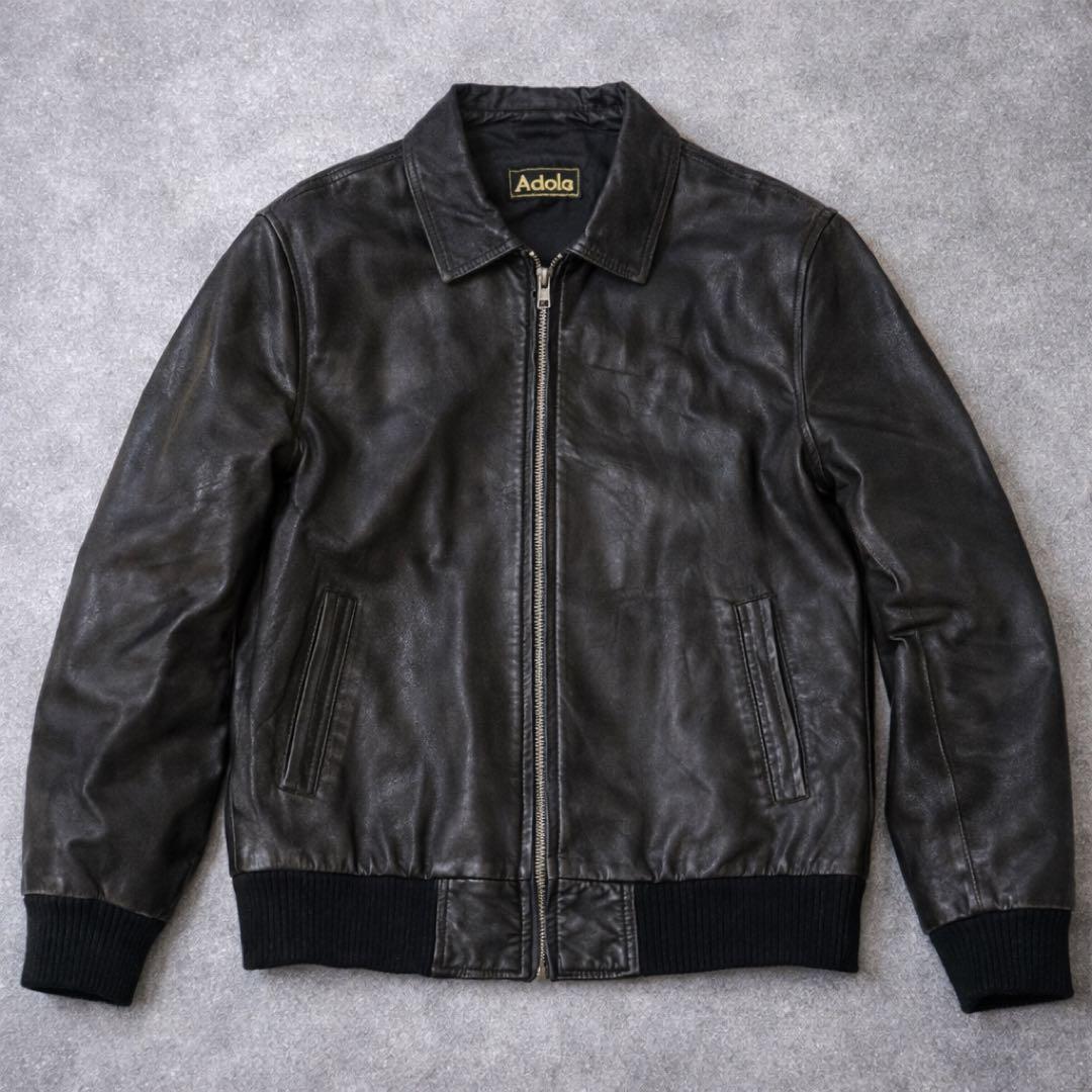 ト*ト様 coating leather jacket black
