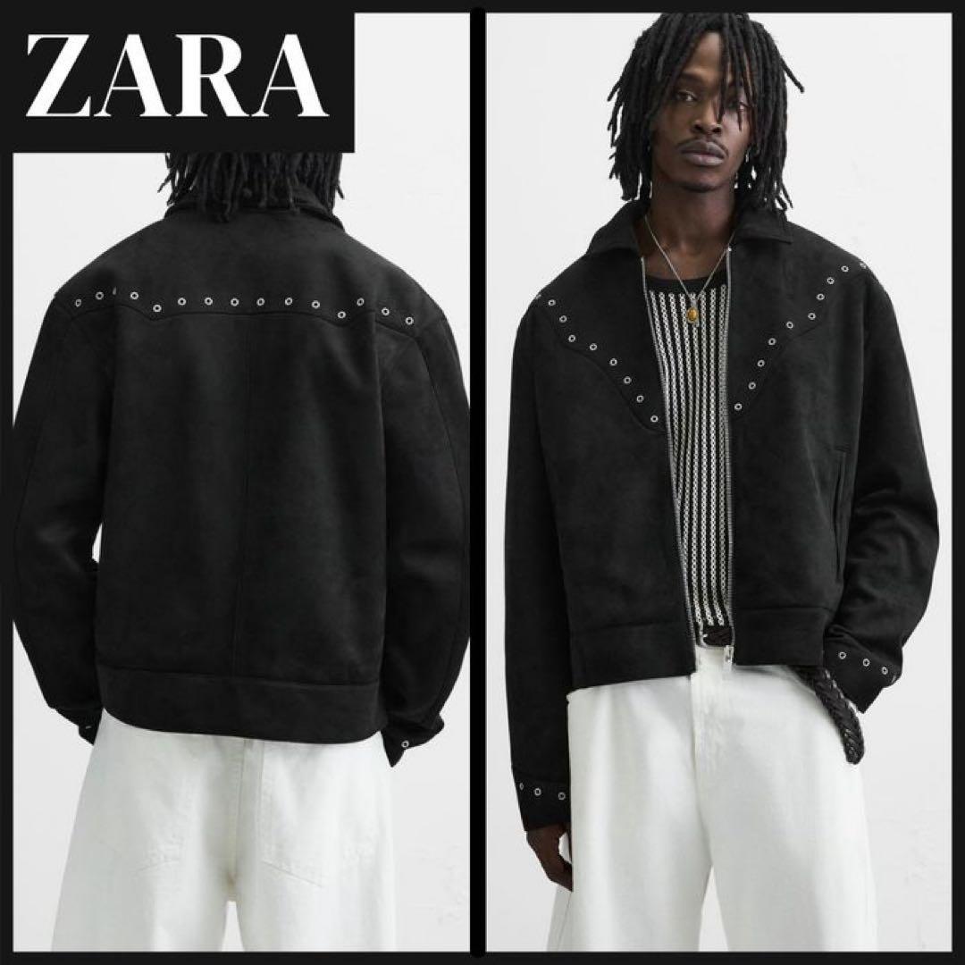 ZARA フェイクスエードジャケット Sサイズ 値下げ可 - メルカリ