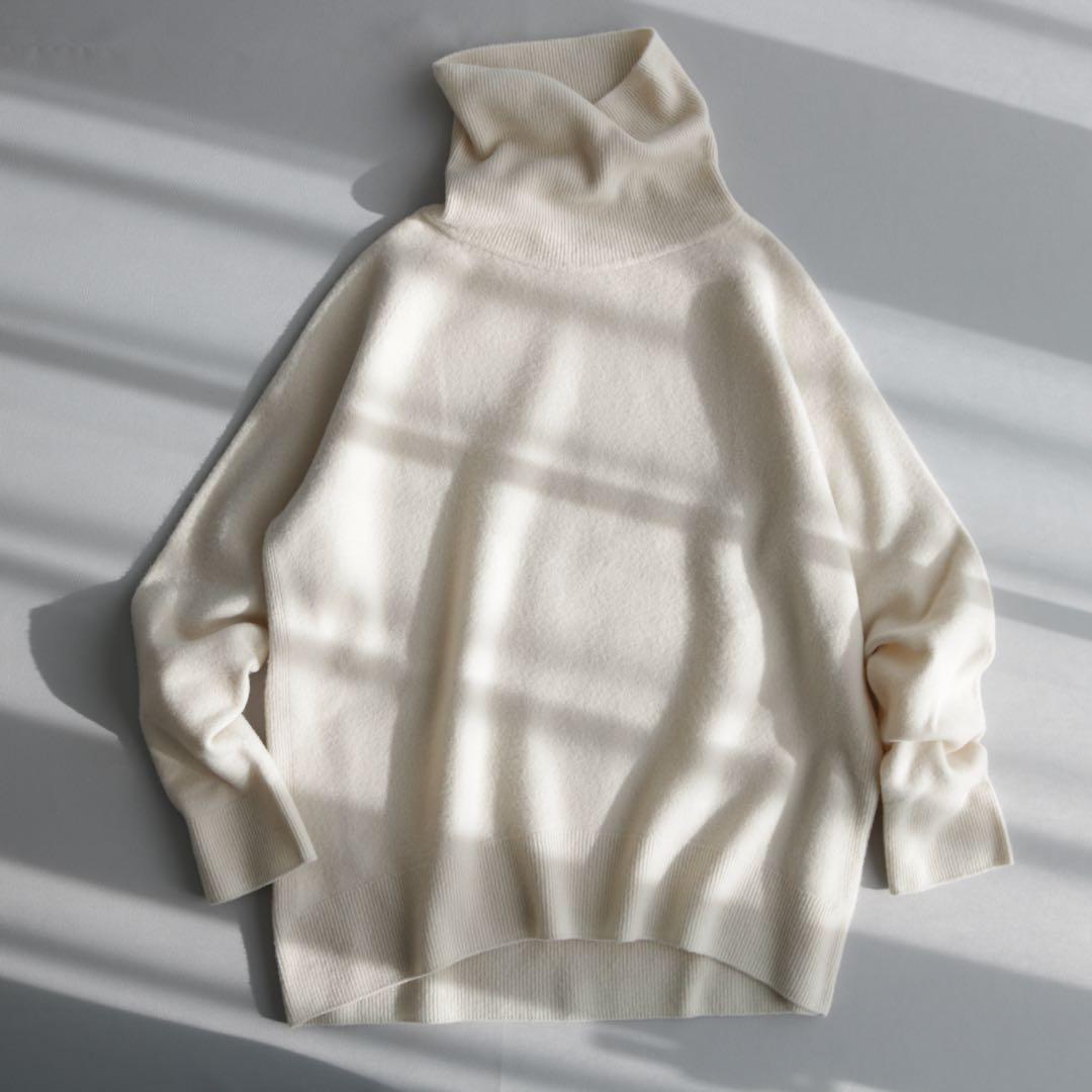 【手仕上げクリーニング済】ドゥーズィエムクラス タートルネックニットプルオーバー 手仕上げクリーニング済】ドゥーズィエムクラス オーバーサイズ