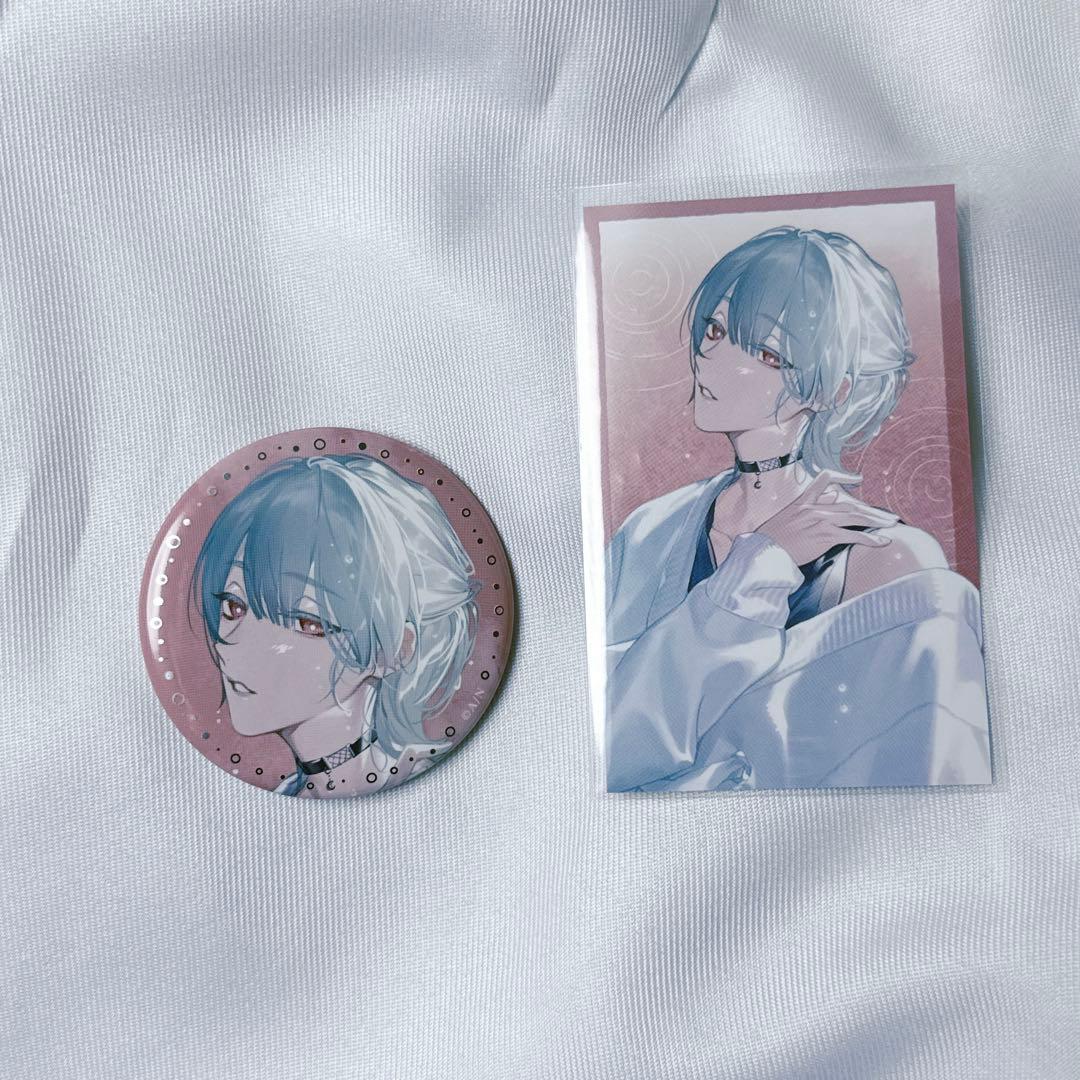 にじさんじ 弦月藤士郎 カード&缶バッジセット - メルカリ