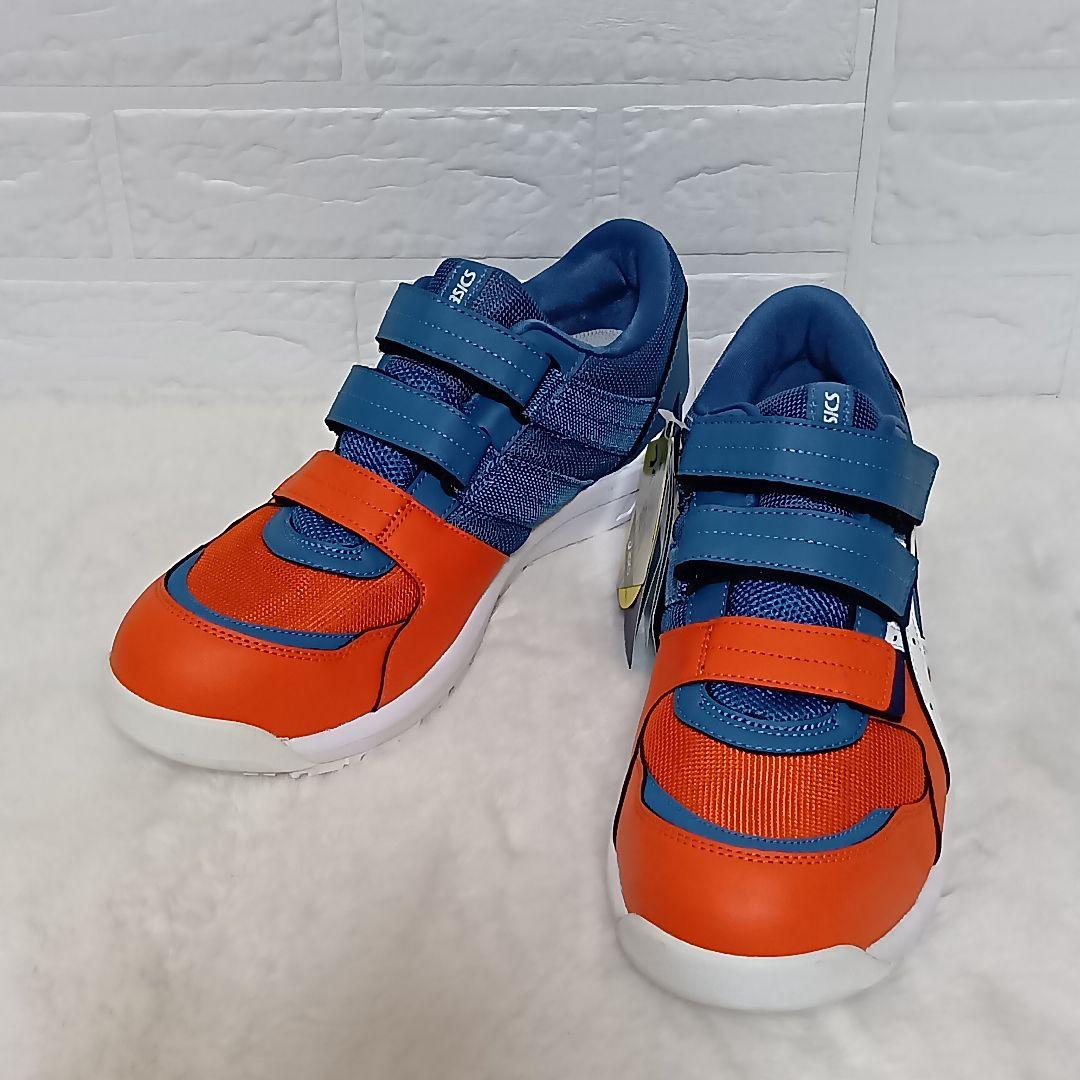 【新品・タグ付】アシックス 安全靴 ウィンジョブ 26.0cm オレンジ×ブルー