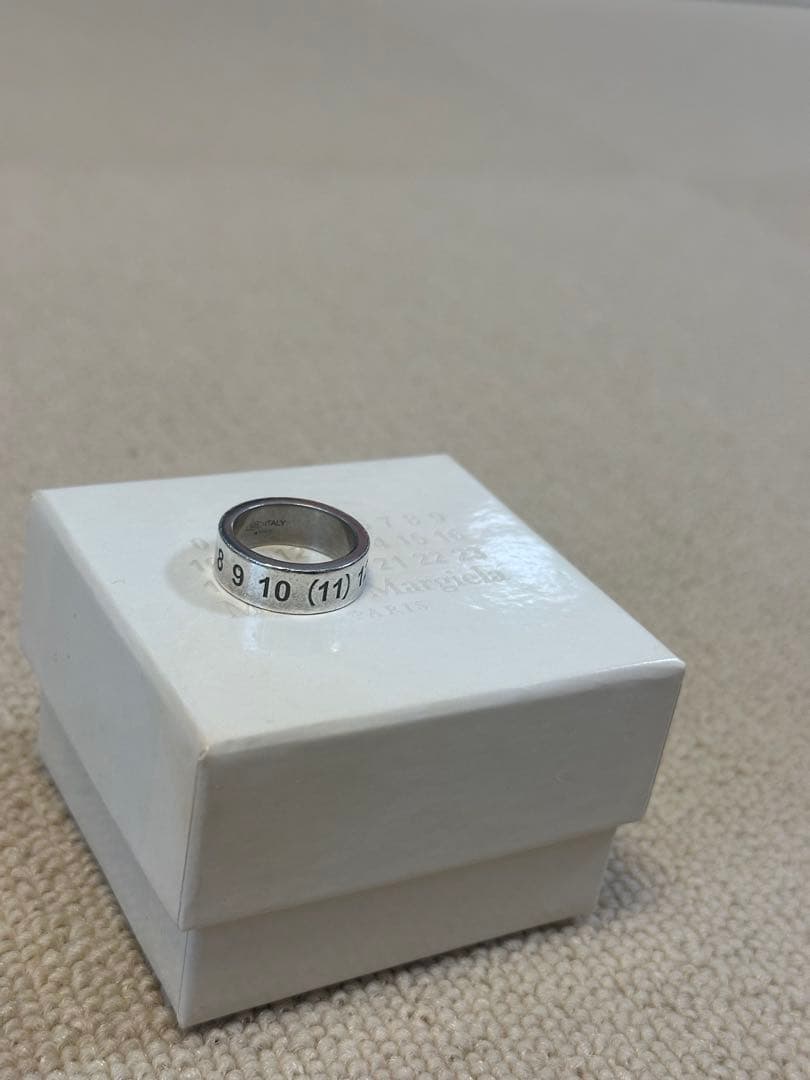Maison Margiela ナンバリングリング シルバー サイズ9