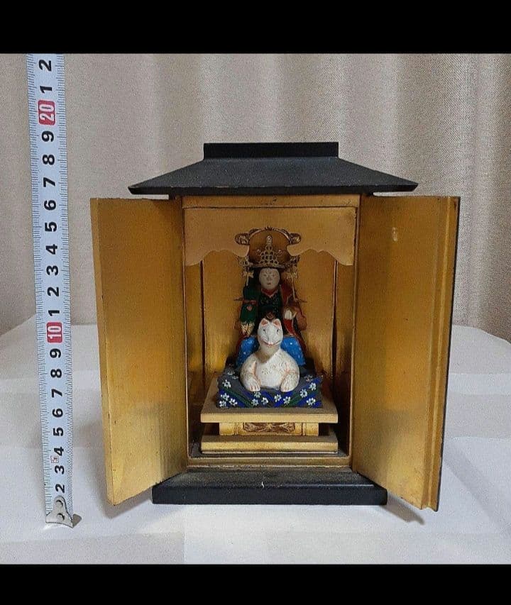 彩色 荼枳尼天 仏像 神像 厨子 - メルカリ