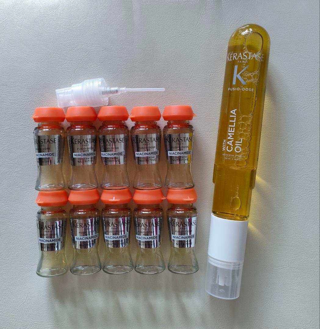 ケラスターゼ オレオ ブースター1本、コンサントレ10本、専用スプレイヤー1本
