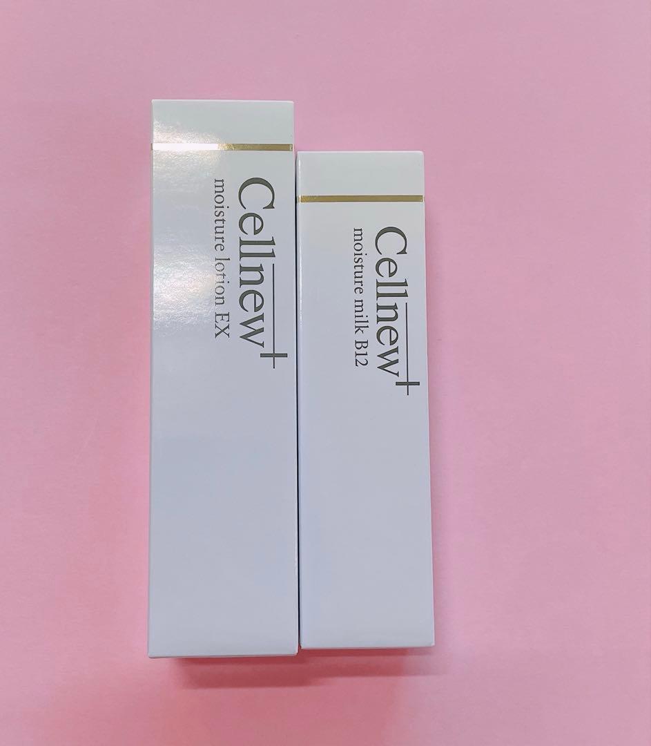 セルニュープラスモイスチュアローションEX モイスチュアミルクB12 各1本