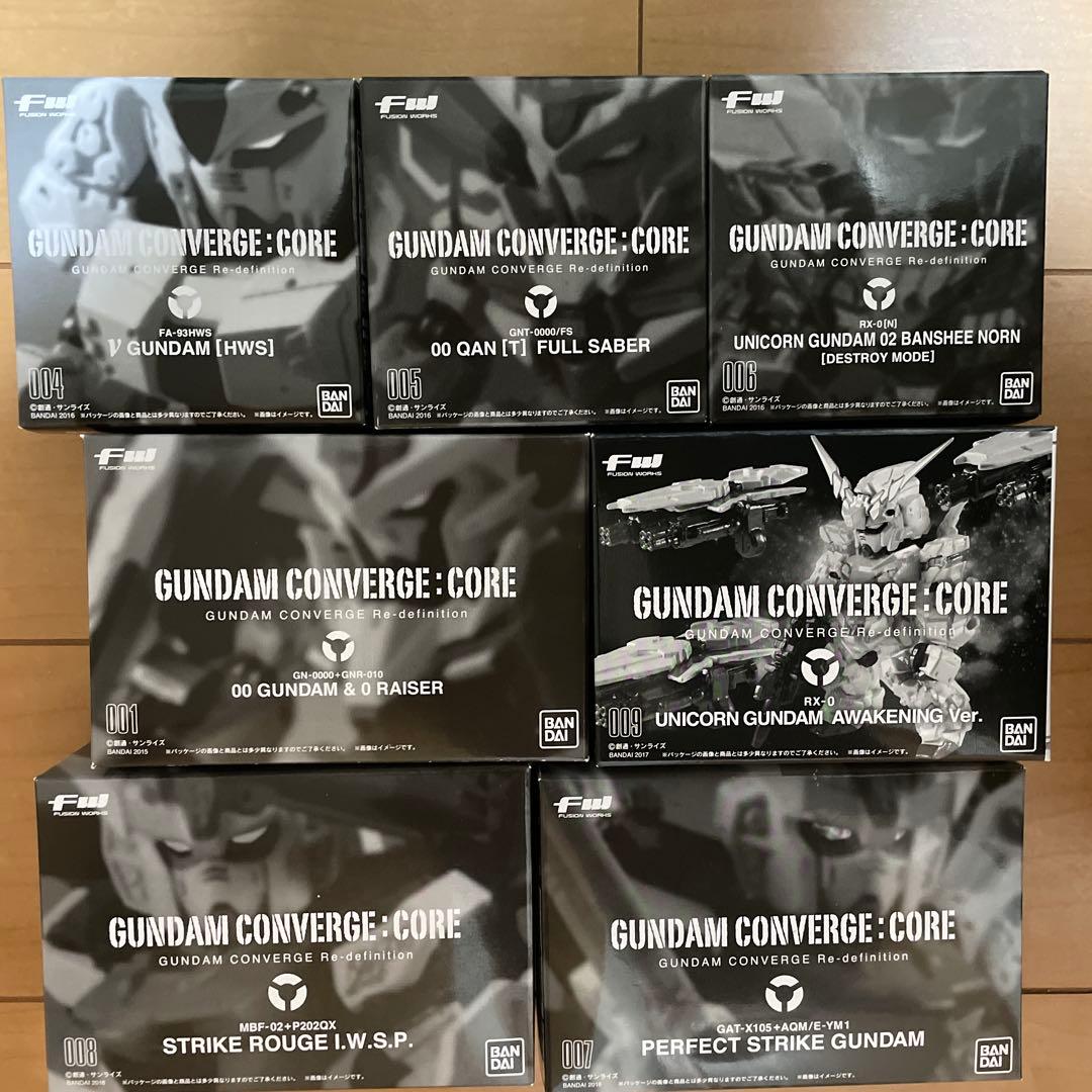 プレミアムバンダイ限定GUNDAM CONVERGE: CORE 7セット