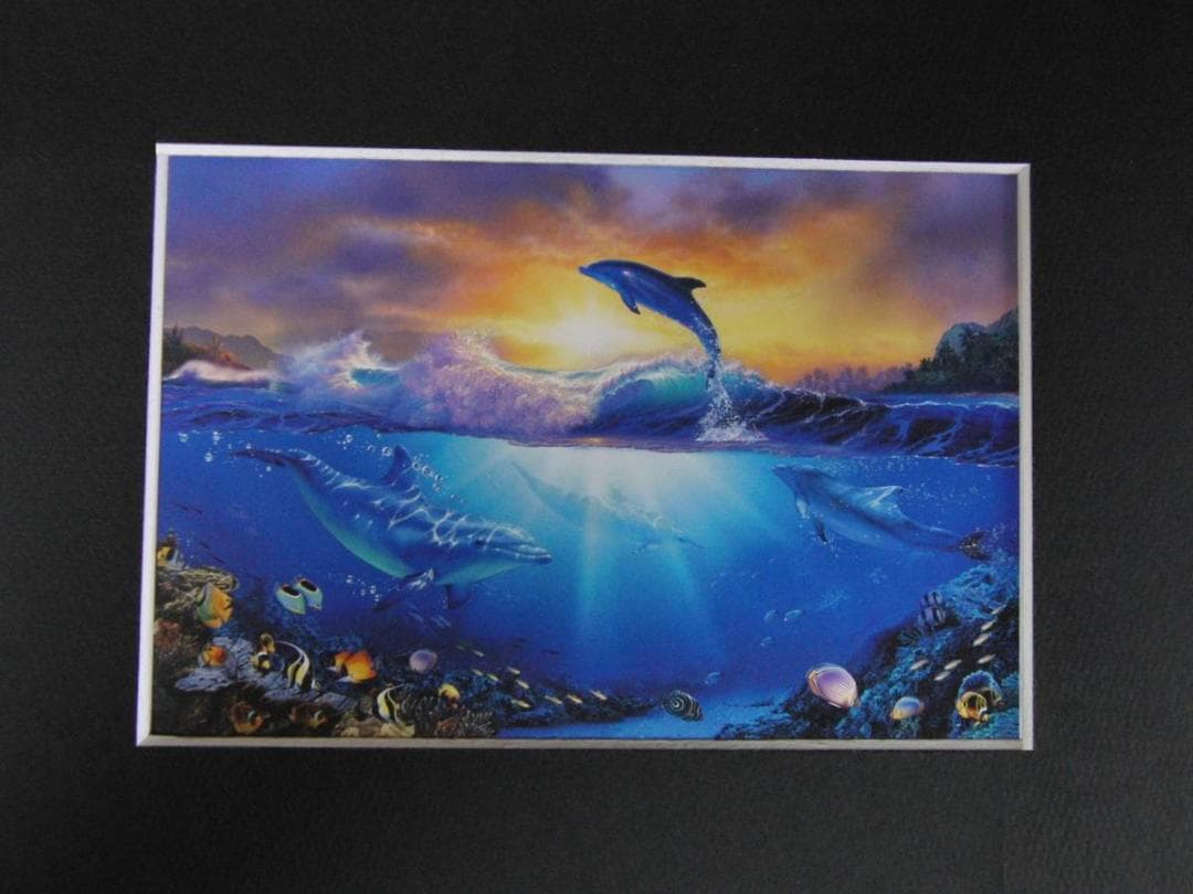 クリスチャン・ラッセン、【プレシャス　ハーモニー】、希少な額装用画集より