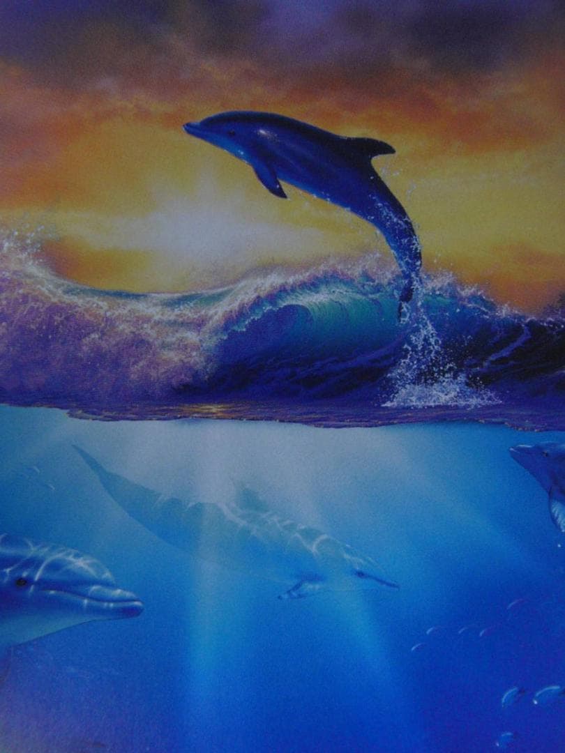 クリスチャン・ラッセン、【プレシャス ハーモニー】、希少な額装用