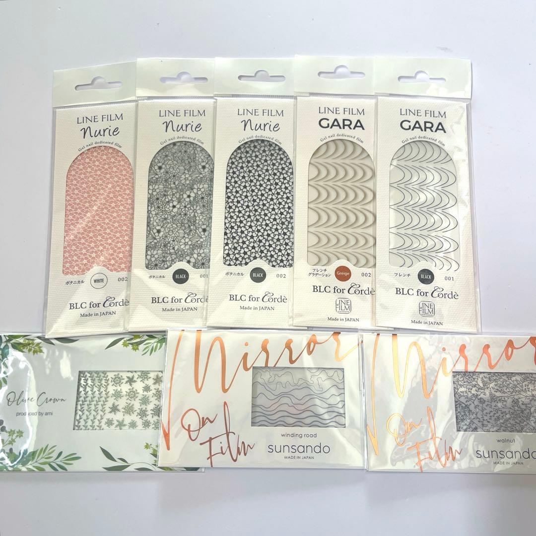【新品】ラインフィルムネイルシール  BLC Corde ワインディングロード