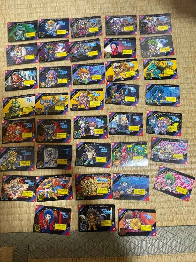 聖闘士星矢 セイントパラダイス カードダス 1弾〜3弾 38枚