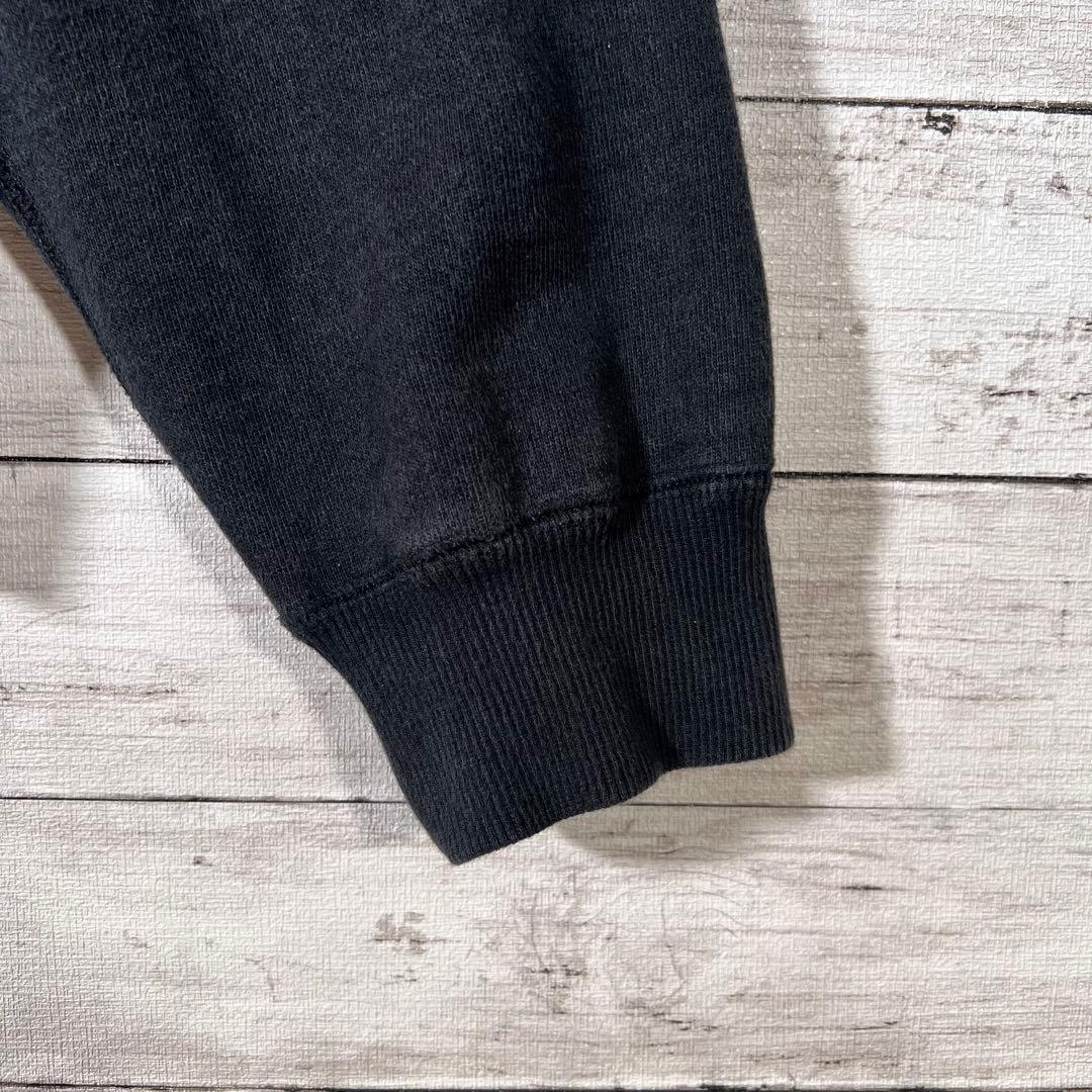 激レア』ブラックアイパッチ パーカー センター刺繍ロゴ 取扱注意 黒