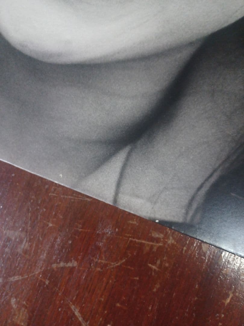 レア商品一点物 志穗美悦子白黒スチール写真非売品木製パネル(435×535