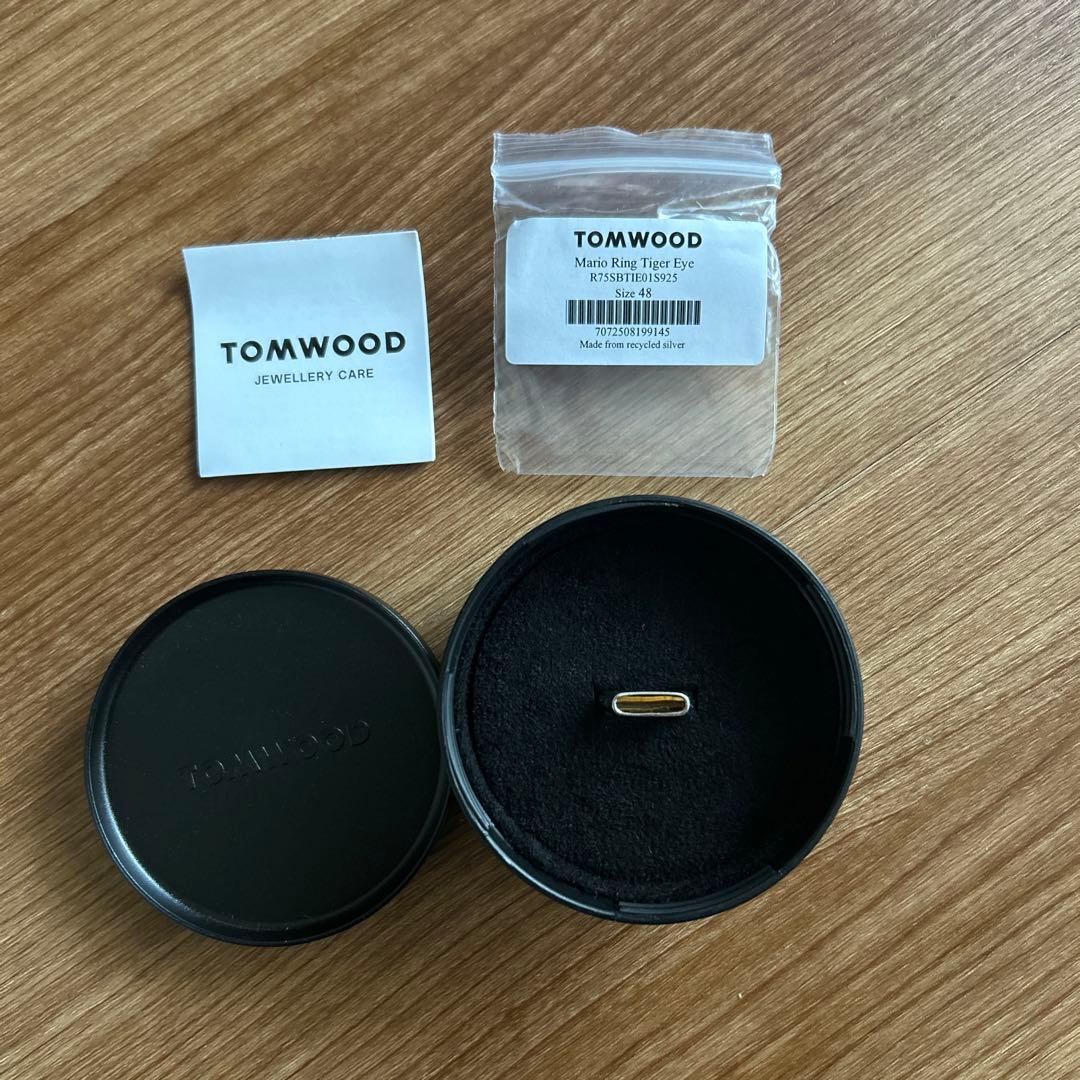 アクセサリー TOMWOOD/Mario Ring Tiger Eye