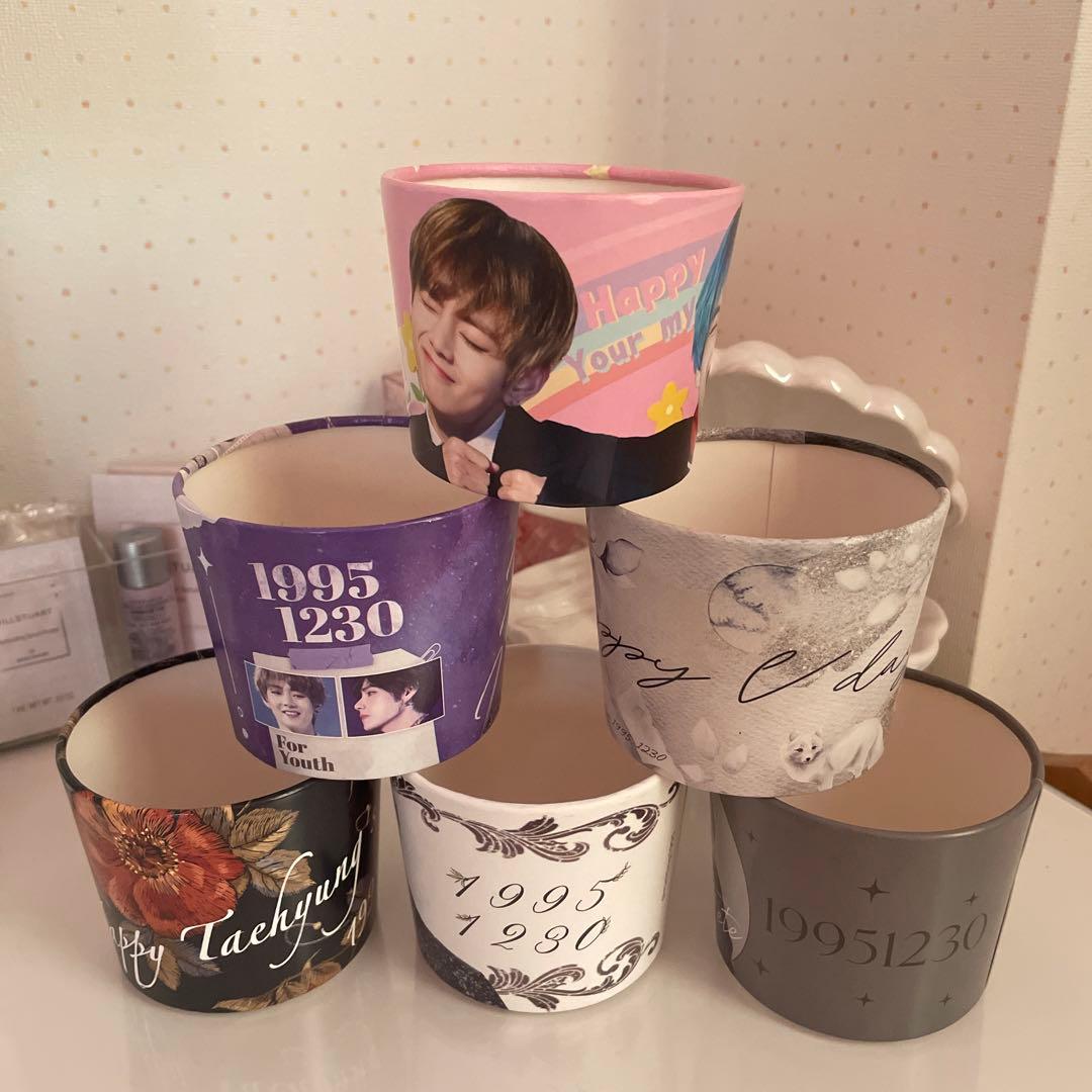 bts カップホルダー テヒョン テテ 紙コップ - メルカリ