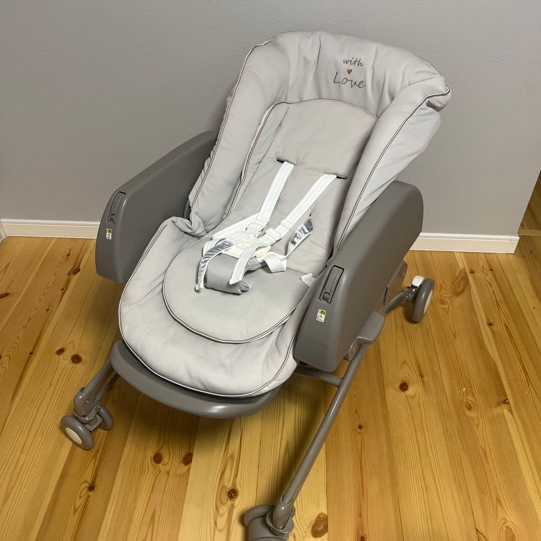 【美品】Aprica アップリカ　ユラリズムスマートプレミアム　ハイローチェア