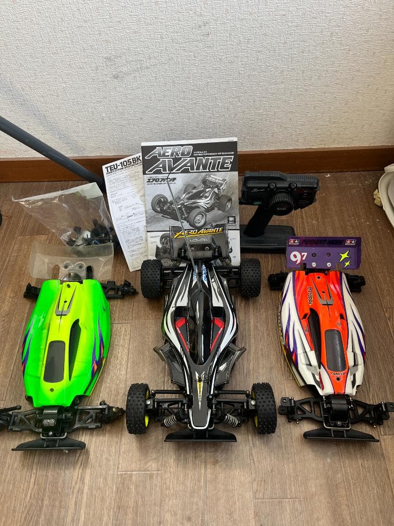 エアロアバンテ　未使用品　即走行可能　予備2台付　プロポ　スポチュン　セット トミカプレミアムunlimited ミニ四駆 エアロ アバンテ | 玩具