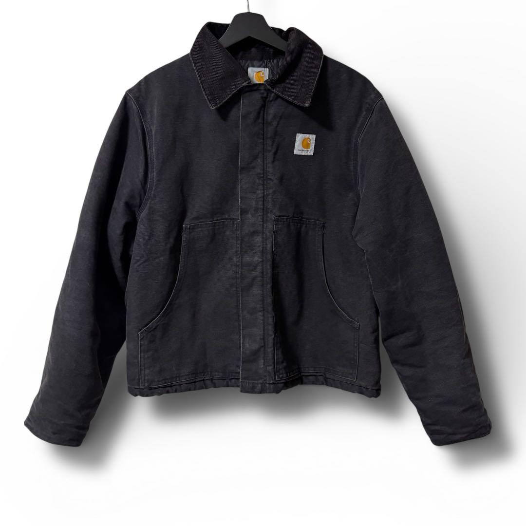 Carhartt カーハートトラディショナル ジャケット ブラック USA USA製 カーハート トラディショナルコート ブラック 表記(M) | すべて
