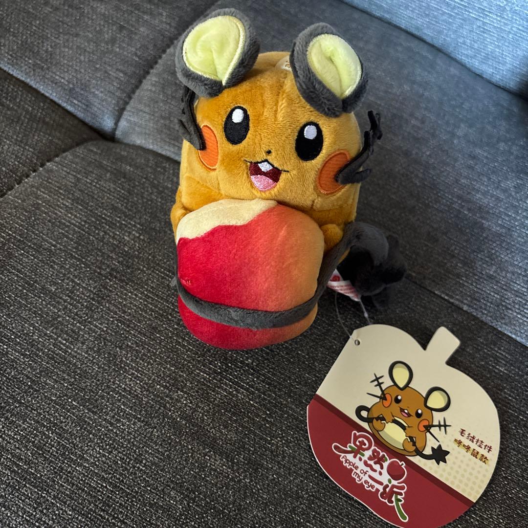 中国限定】ポケモン デデンネ ぬいぐるみストラップ 果然一派 超可愛