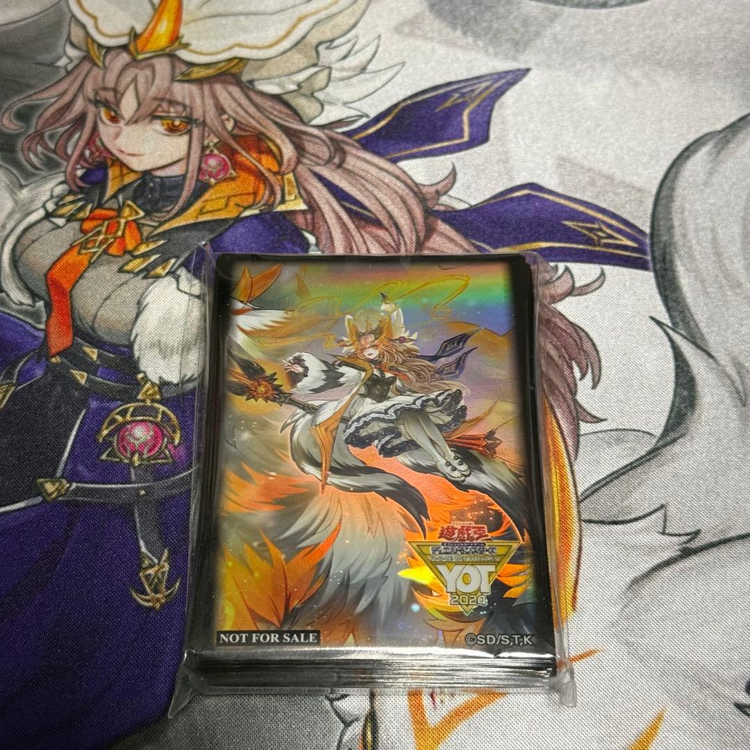 【出回りなし】 遊戯王 白き森の魔狼シルウィア YOT スリーブ 新品未使用