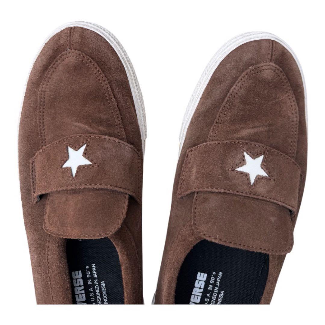 ONE STAR LOAFER converse addict ブラウン28cm - メルカリ