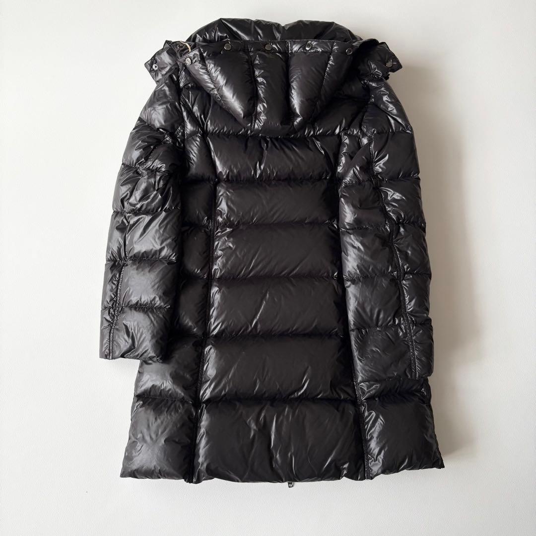 大きいサイズ＊バーバリーロンドン ダウンコート ロング 黒 44 ノバ
