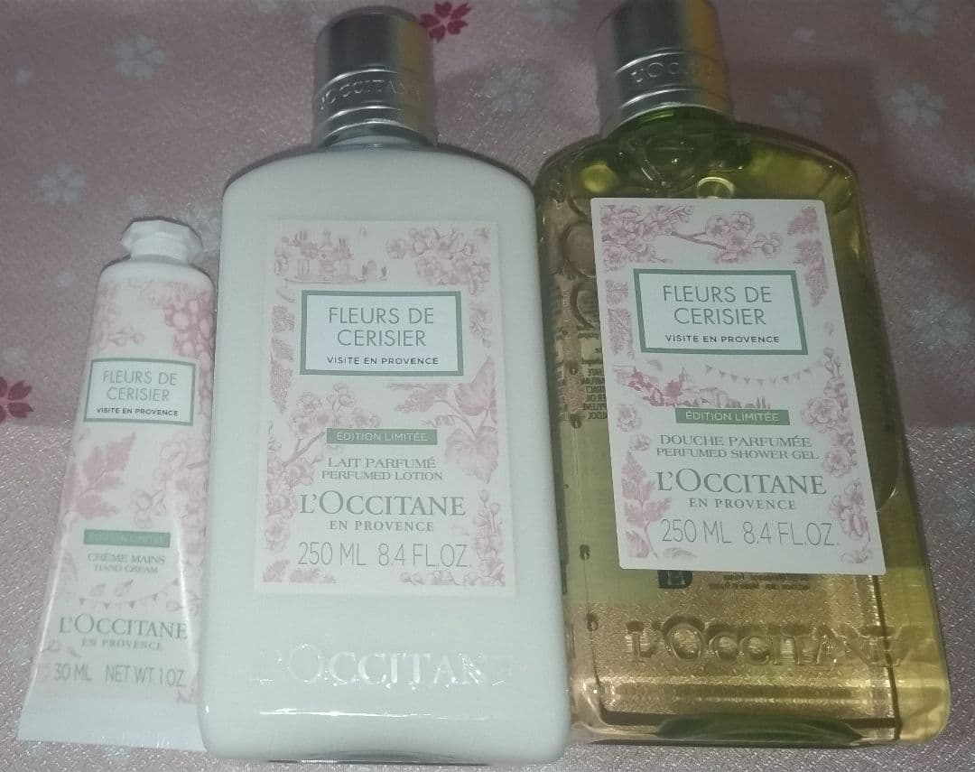 ロクシタンセット シャワージェル ボディミルク ハンドクリーム CBM