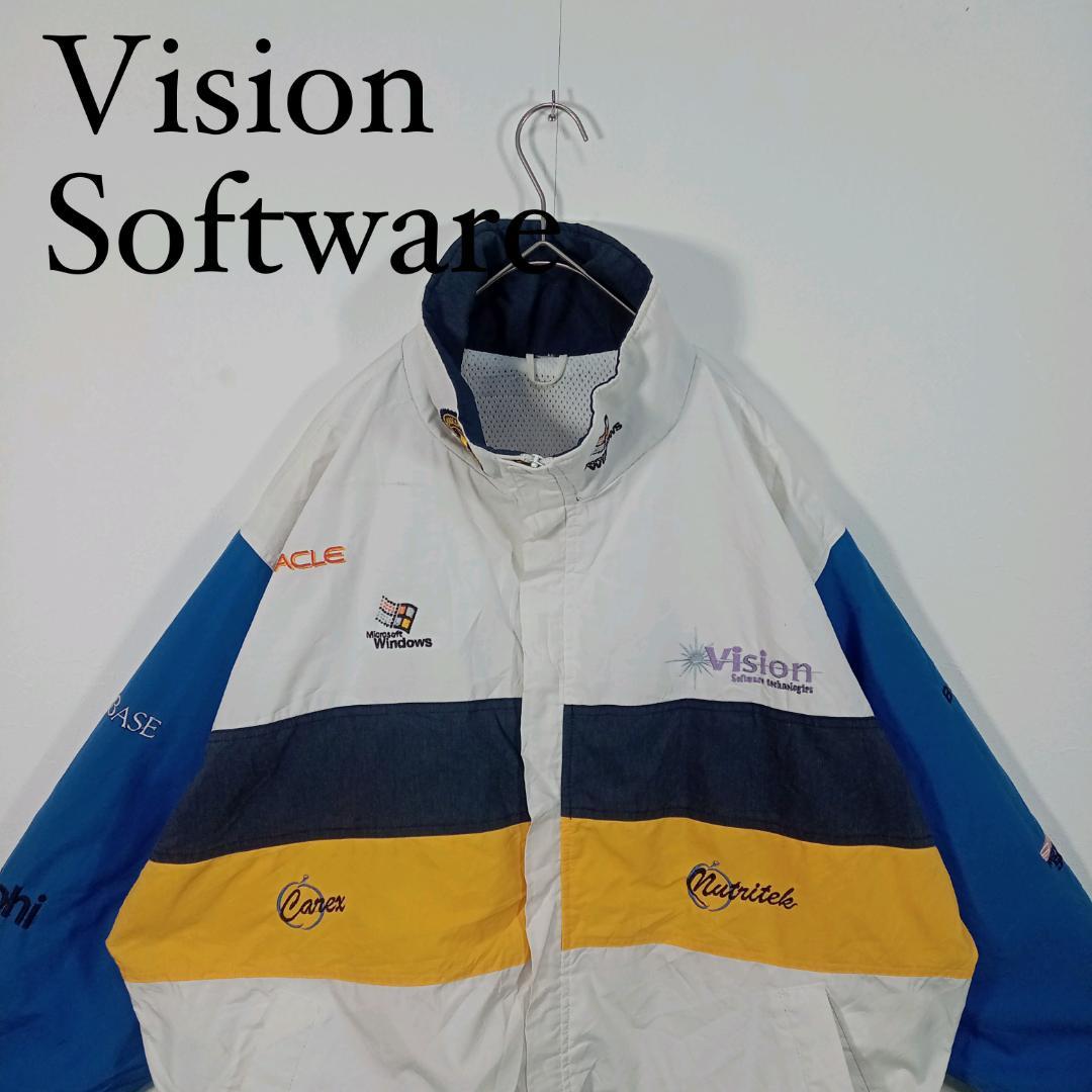 Windows ウィンドウズ　企業ロゴ ナイロンジャケット　マイクロソフト