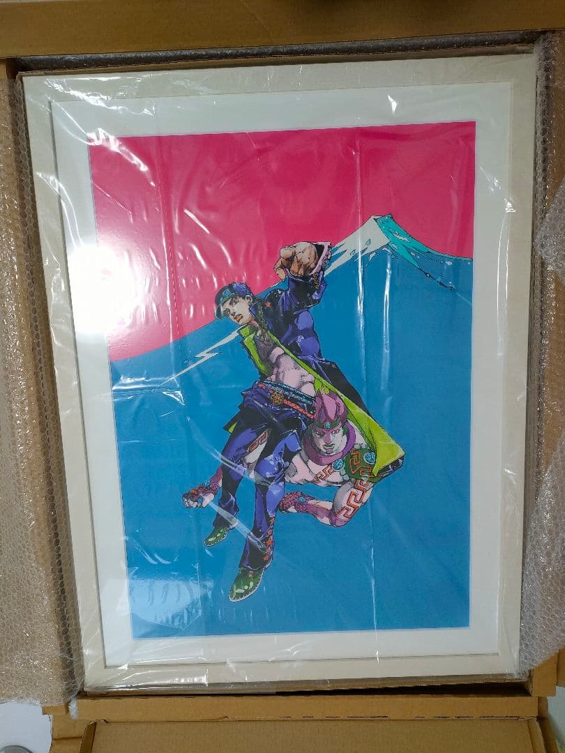 【ねこさん】荒木飛呂彦原画展 東京　高級複製原画 空条承太郎 オリジナルグッズ情報＞ 展覧会特設ショップでは高級複製原画