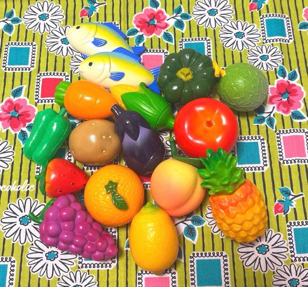 昭和レトロ おままごと ままごと食材 トイローヤル 野菜 果物 知育玩具