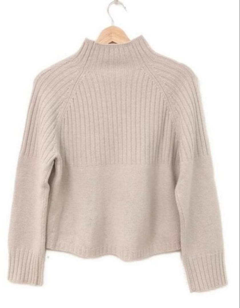 美品✨セオリーリュクス 23年モデル カシミヤ ニット ボトルネック グレージュ Theory luxe - theory luxe 23AW完売 3WAY 取り外し可能 プルオーバー