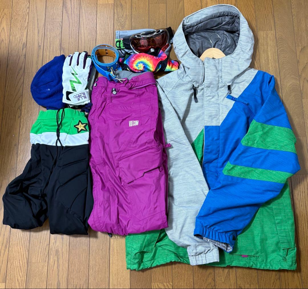 スノーボード ウェア プロテクター等 8点セット 男性 Lサイズ