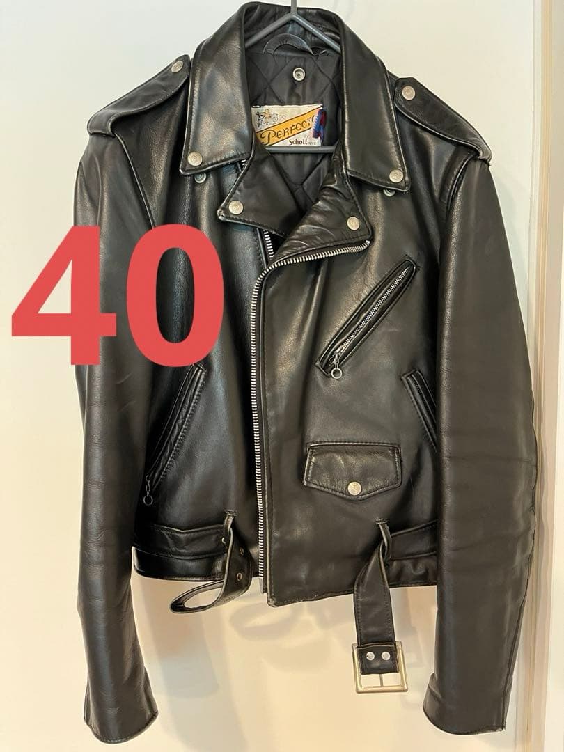 Schottショット ダブルライダース革ジャンサイズ40