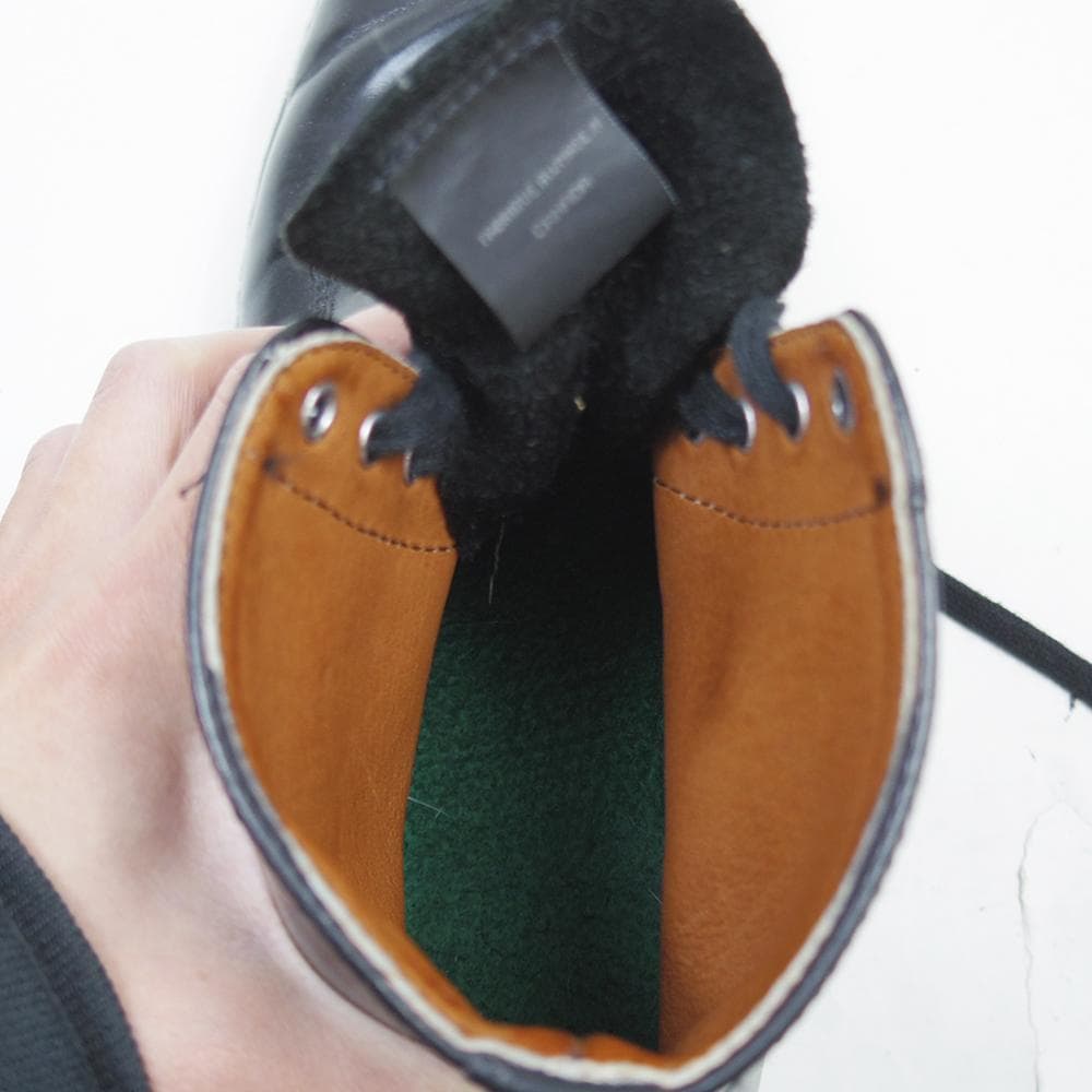 24.5cm　カナダ　ポリスブーツ　ミリタリー　ブラック　P4135