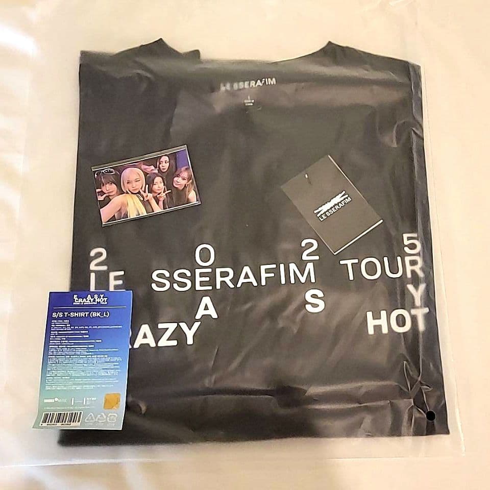 ルセラフィム T シャツ HOT LESSERAFIM ツアー ソウルコン - メルカリ