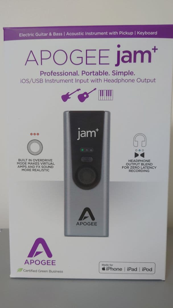 APOGEE jam+ ／オーディオインターフェース／未使用新品