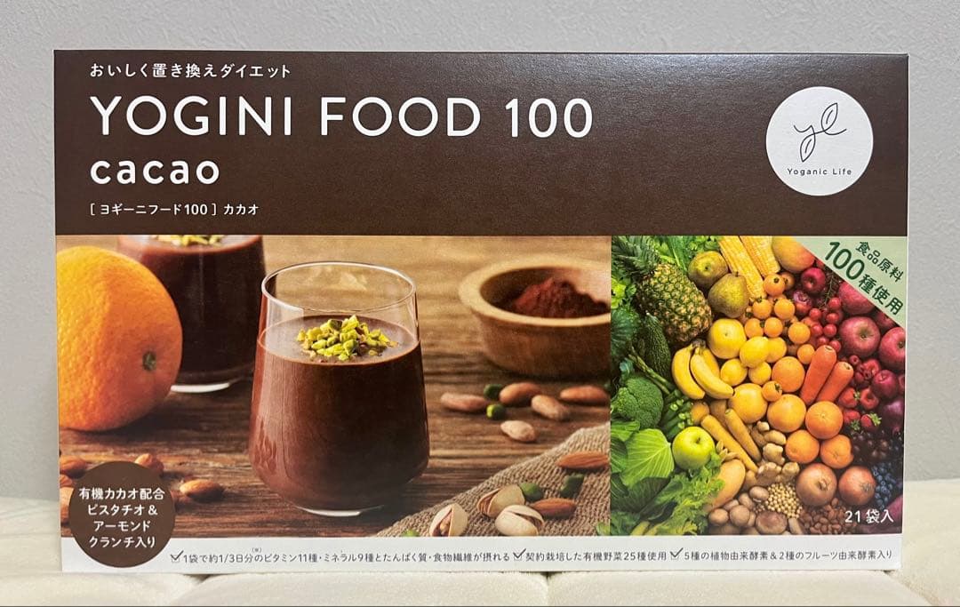 Yoganic Life ヨギーニフード100 カカオ（1箱21袋入）