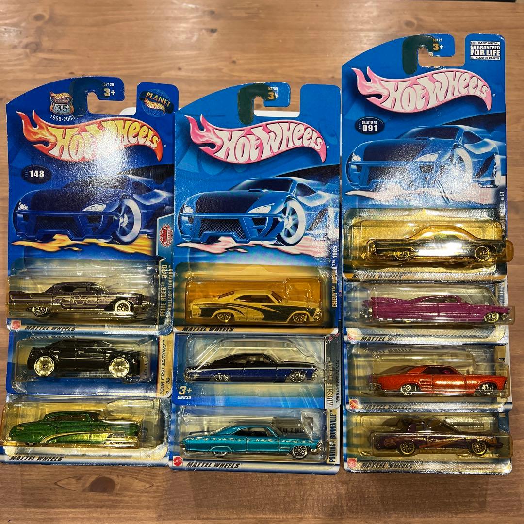 ホットウィール ローライダー 10台セット インパラ キャデラック リビエラ 他
