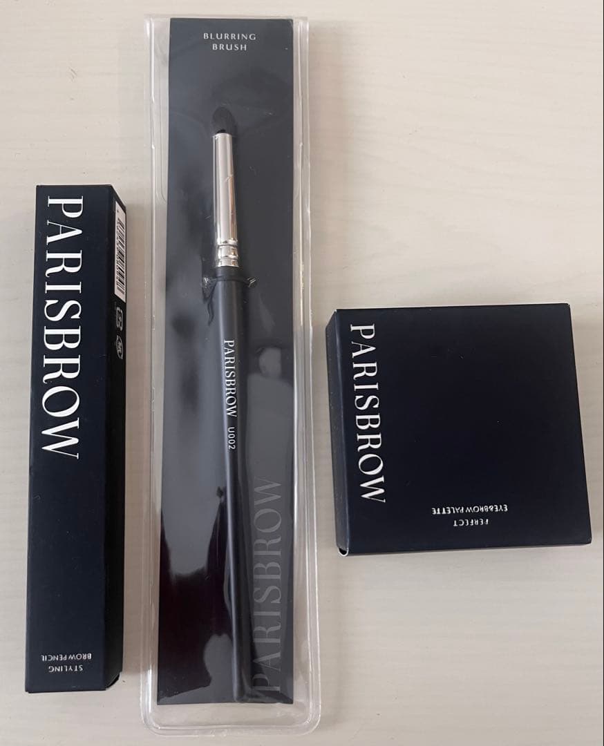 PARISBROW アイブロウパレット、ペンシル、ブラシ　3点セット