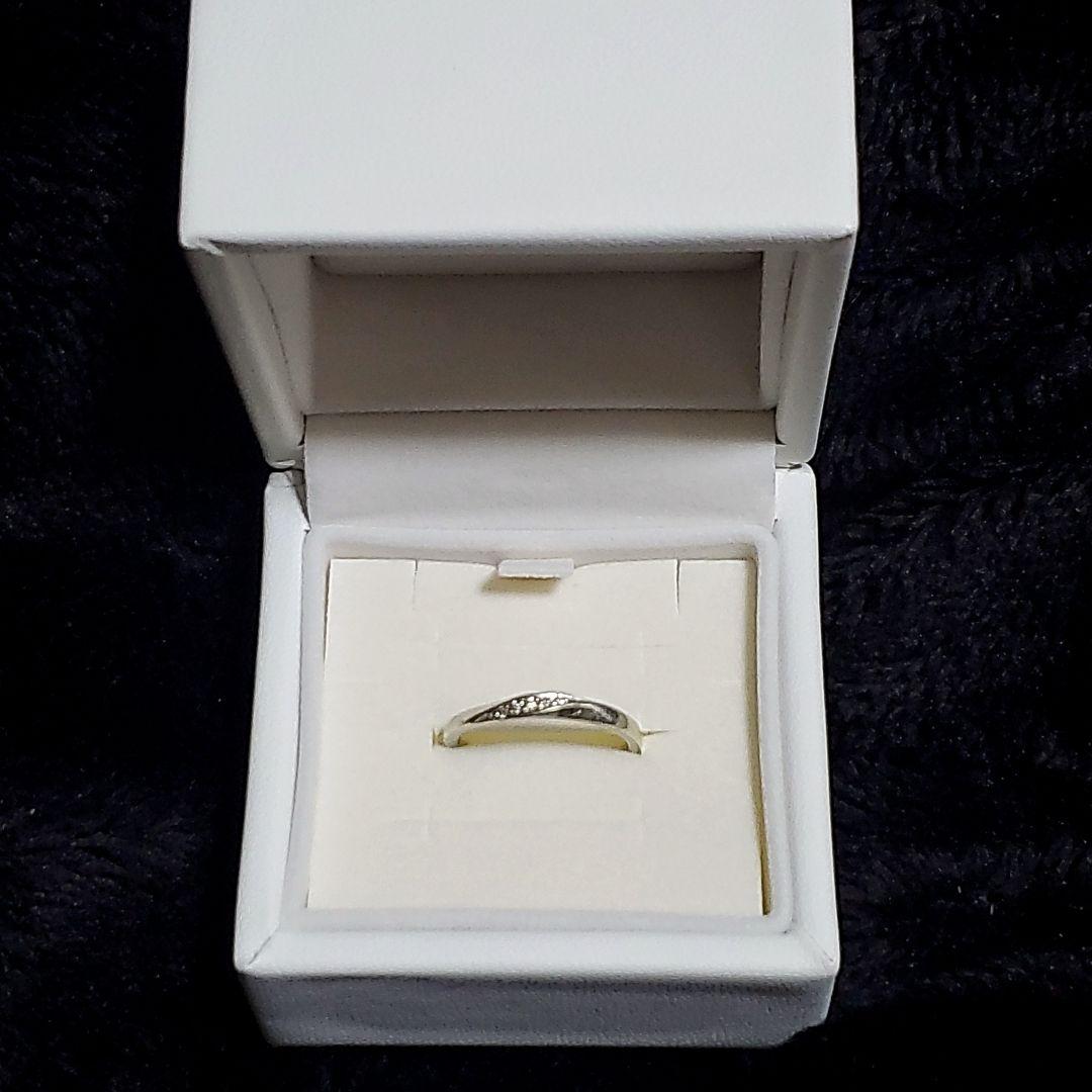 最終値下げ4℃ ヨンドシー箱無しk10ホワイトゴールドk10リング