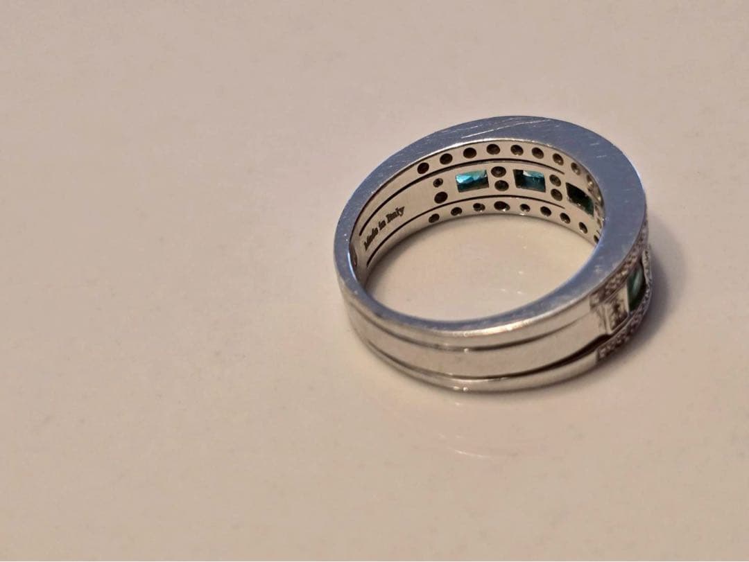 最終値下げ】DAMIANI 750ベルエポック エメラルド K18WG リング - メルカリ