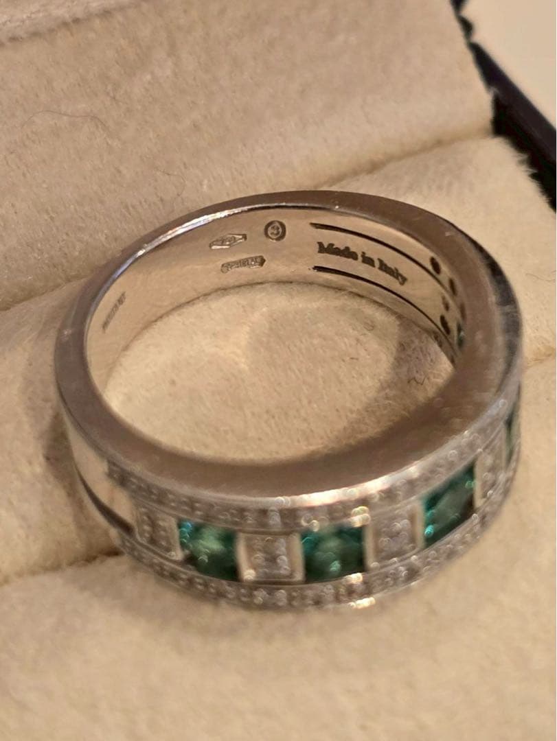 最終値下げ】DAMIANI 750ベルエポック エメラルド K18WG リング - メルカリ