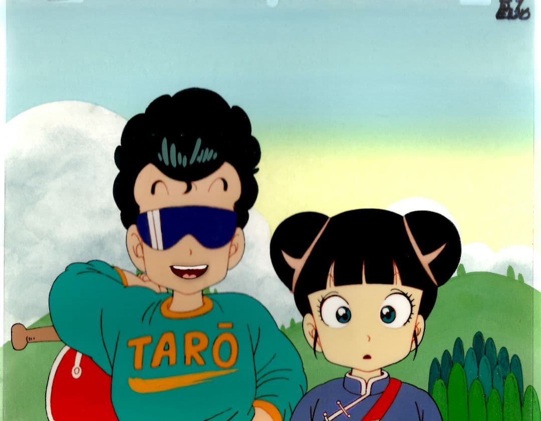 Dr.スランプ・アラレちゃん」背景画付きセル画 - メルカリ