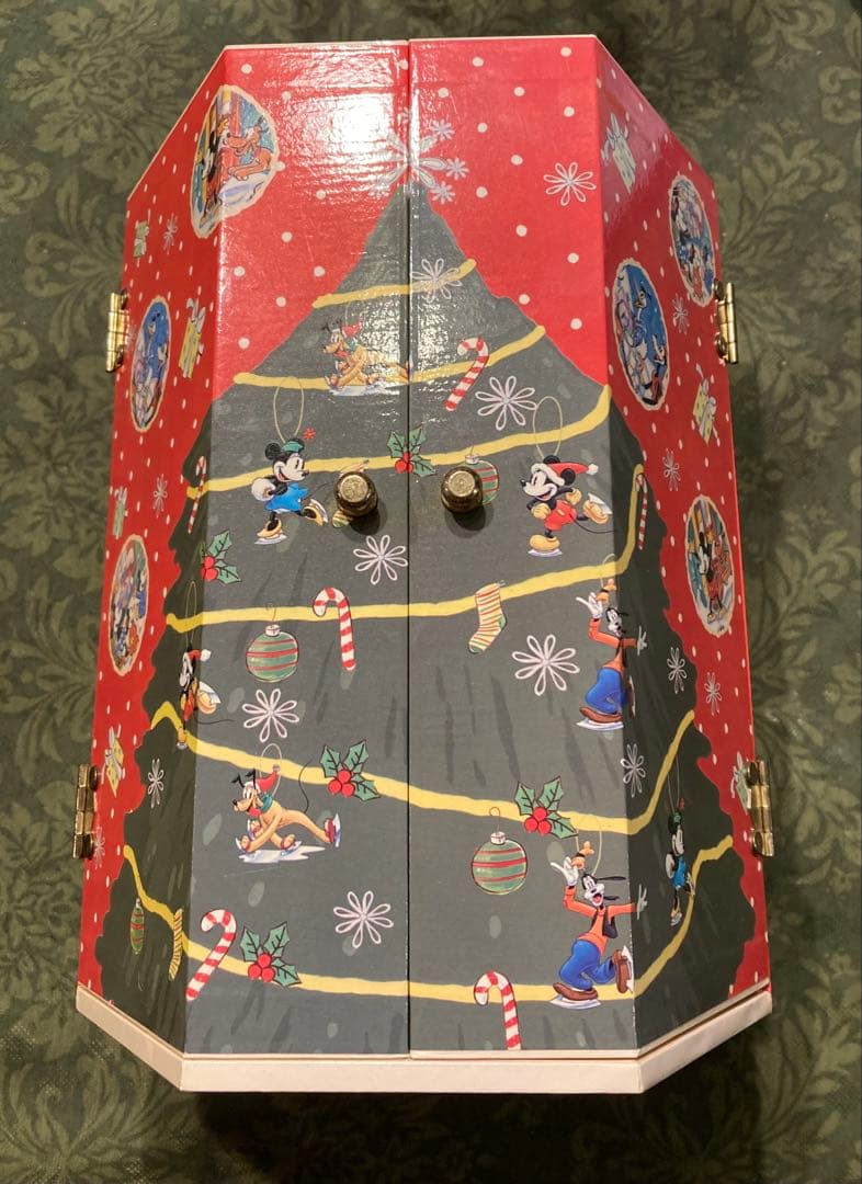 クリスマス　オルゴール　アクセサリーケース　ディズニー