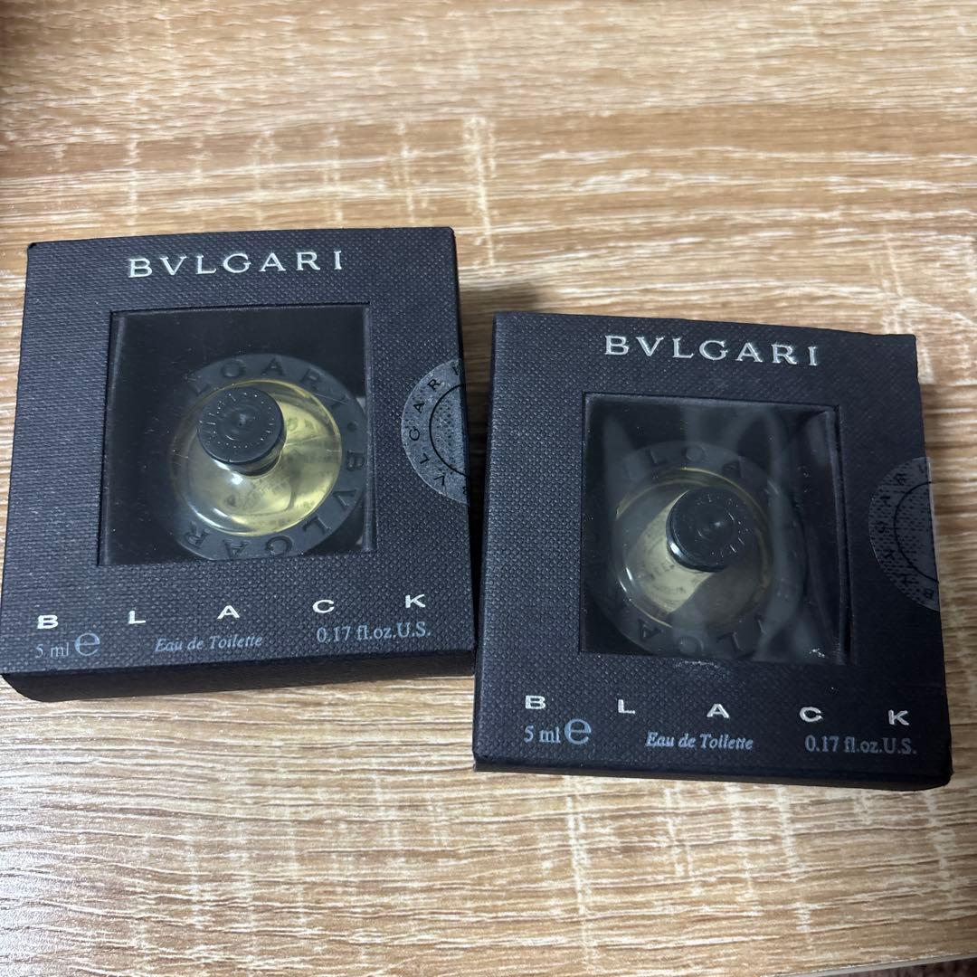ブルガリ　ブラック オードトワレ　5ml 2個　未使用　最安値