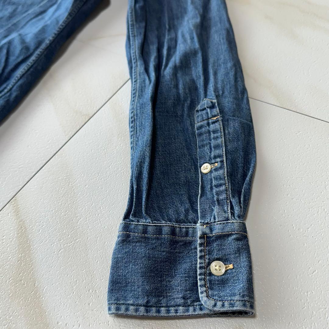 ラルフローレン デニムシャツ ダンガリー マルチポニー 刺繍