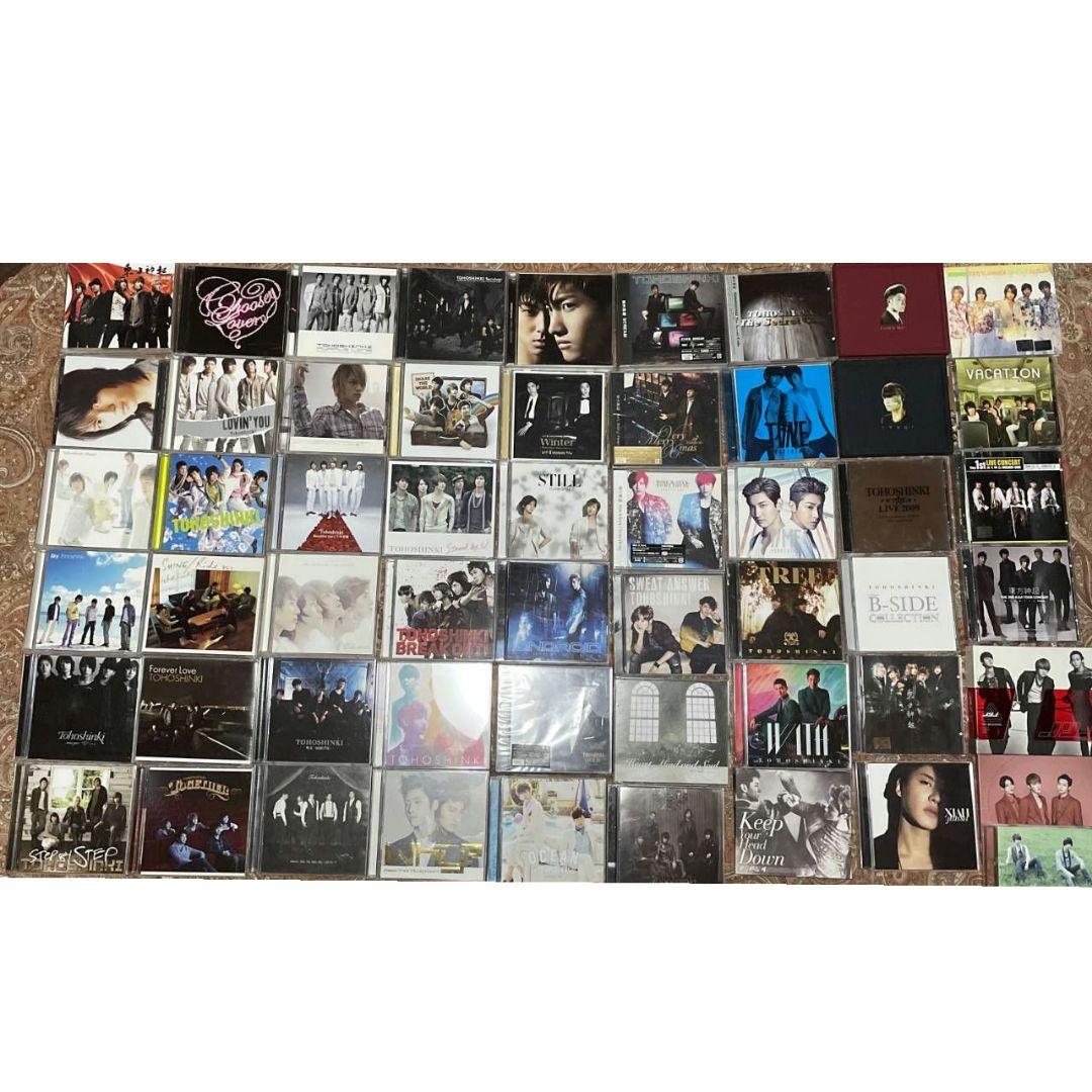 東方神起 ほぼ日本盤CD 大量まとめセット 55枚セット DVD付多め 5人時代 東方神起 オフィシャルウェブサイト