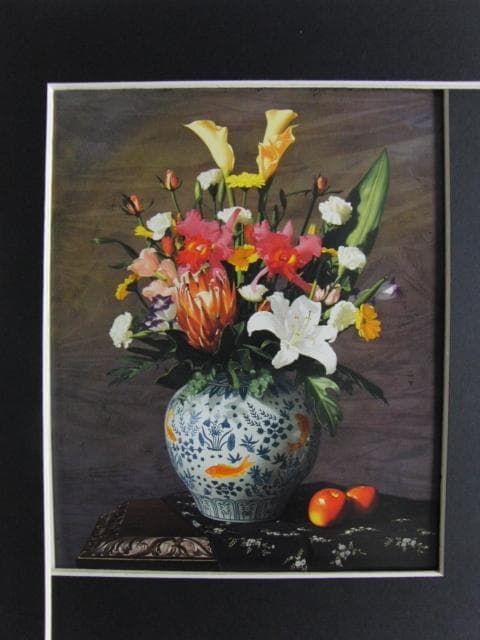 清水悦男「秋色譜」、希少画集画、新品高級額、額装付、状態良好