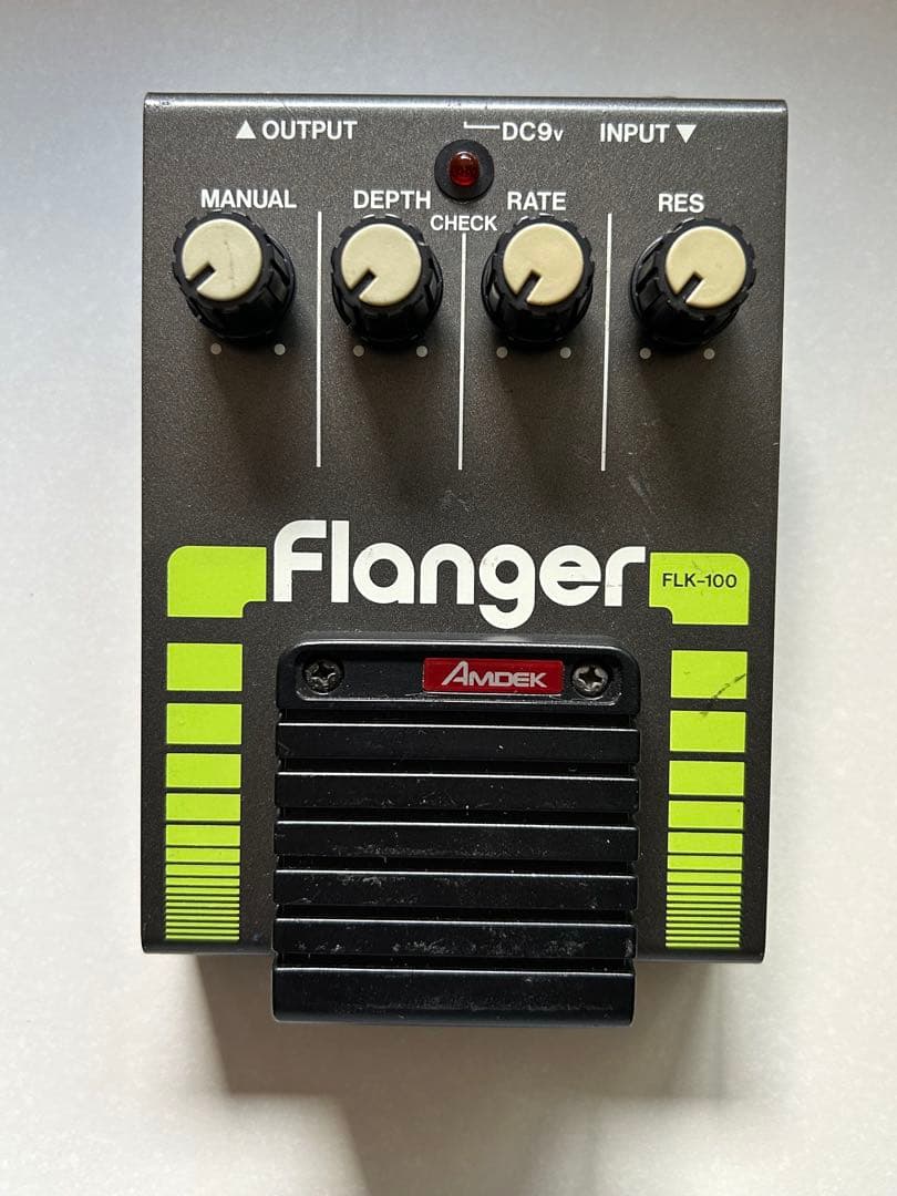 美品　Amdek FLK-100 Flanger フランジャー　ビンテージ