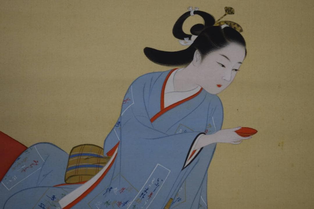 真作/秋逸/観桜の盃/觀櫻の盃/布袋屋掛軸HH-9 丸モ高木陶器】桜の平盃 ペアセット | 藤巻百貨店