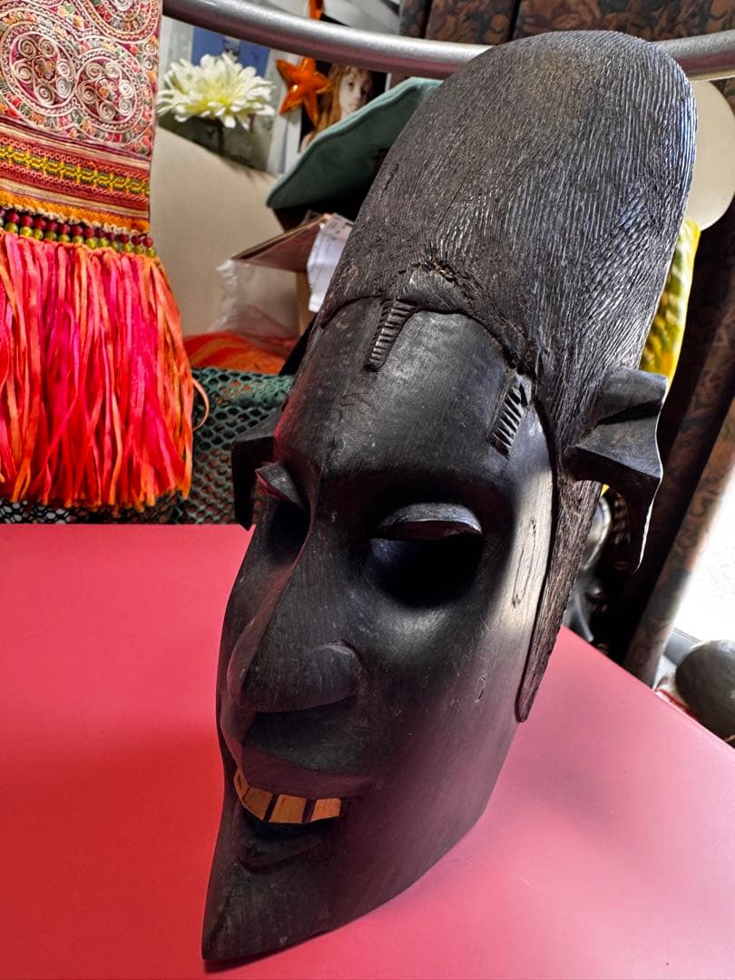 ✴︎更に値下げ！！アフリカンマスク 木製 ✴︎クオリティ高いです！